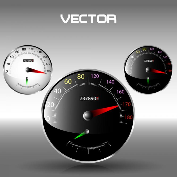 free vector Clock speed u200bu200btable 03 vector